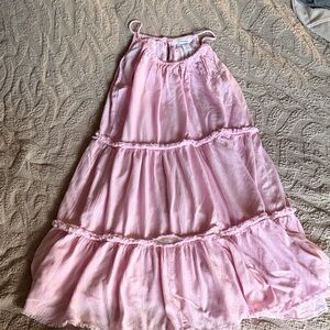 Nordstrom Pink Tiered Sleeveless Dress